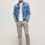 Men Argent Pepe Jeans Stanley Regular Jogger Pants 60J401101