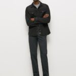 Men Black Pepe Jeans Charly Chino Trousers 60J401107