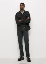Men Black Pepe Jeans Charly Chino Trousers 60J401107