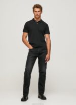 Men Black Pepe Jeans Logo T-Shirt 60J401086 - Image 2