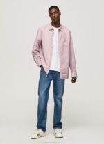 Men Bleach Pink Pepe Jeans Parker Long Sleeved Shirt 60J401051 - Image 2