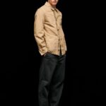 Men Camel Pepe Jeans Canvas Utility Jacket 60J40827