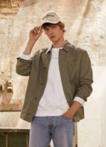 Men Casting Pepe Jeans Canvas Utility Jacket 60J40834