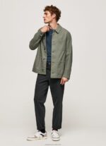 Men Casting Pepe Jeans Canvas Utility Jacket 60J40834 - Image 3