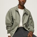 Men Casting Pepe Jeans Cotton Harrington Jacket 60J40829