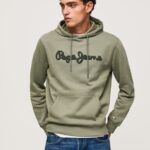 Men Casting Pepe Jeans Cotton Hoodie 60J40878