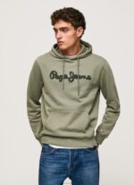 Men Casting Pepe Jeans Cotton Hoodie 60J40878