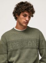 Men Casting Pepe Jeans Cotton Round Neck Jersey 60J40856 - Image 3