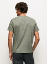 Men Casting Pepe Jeans Embroidered Logo Cotton T-Shirt 60J40914 - Image 4