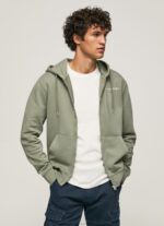Men Casting Pepe Jeans Logo Jumper With Zipper 60J40912