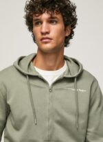 Men Casting Pepe Jeans Logo Jumper With Zipper 60J40912 - Image 3
