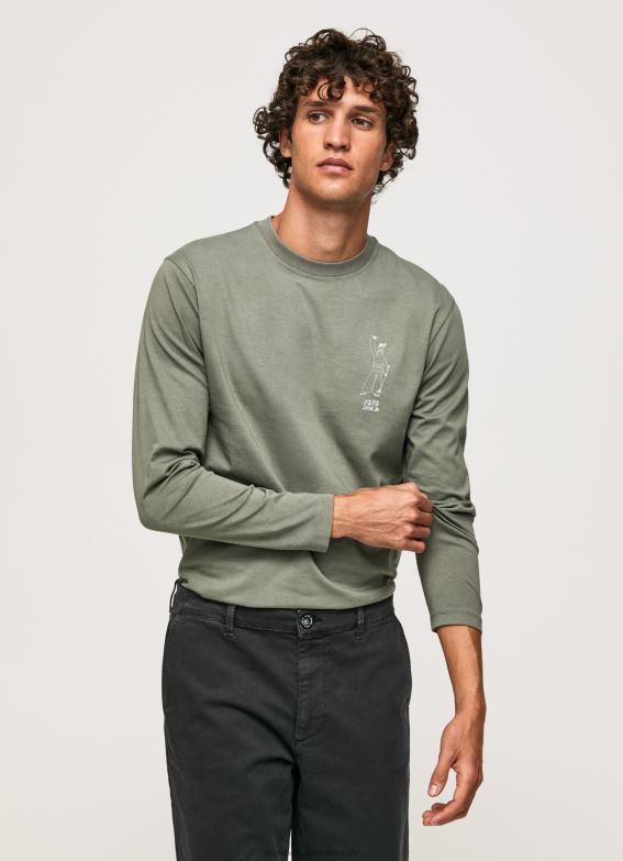 men_casting_pepe_jeans_long_sleeved_cotton_t_shirt_60j40916.jpg Men Casting Pepe Jeans Long Sleeved Cotton T-Shirt 60J40916 - Image 1