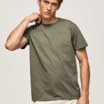 Men Casting Pepe Jeans Printed Logo Cotton T-Shirt 60J40949