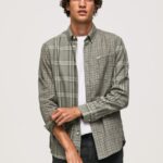 Men Casting Pepe Jeans Regular Fit Mixed Checks Shirt 60J401038