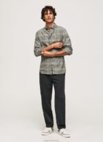 Men Casting Pepe Jeans Slim Fit Checked Shirt 60J401036 - Image 2