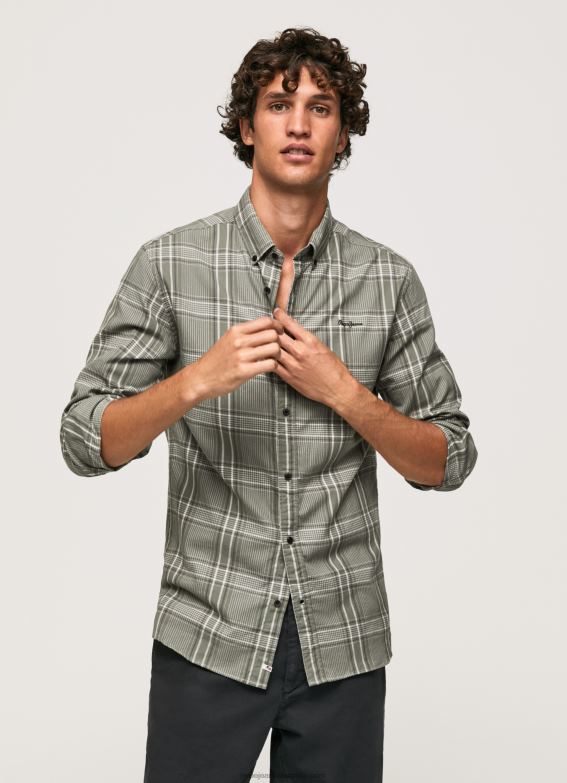 men_casting_pepe_jeans_slim_fit_checked_shirt_60j401036.jpg Men Casting Pepe Jeans Slim Fit Checked Shirt 60J401036 - Image 1