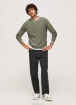 Men Casting Pepe Jeans Waffle Knit Cotton Jersey 60J40853 - Image 2