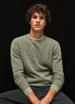 Men Casting Pepe Jeans Waffle Knit Cotton Jersey 60J40853
