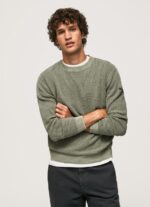 Men Casting Pepe Jeans Waffle Knit Cotton Jersey 60J40853 - Image 3
