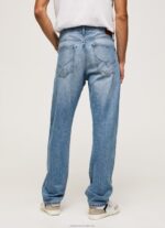 Men Denim Pepe Jeans Byron Midrise Relaxed Fit Jeans 60J40811 - Image 4