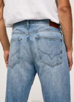 Men Denim Pepe Jeans Byron Midrise Relaxed Fit Jeans 60J40811 - Image 5