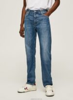 Men Denim Pepe Jeans Byron Midrise Relaxed Fit Jeans 60J40813 - Image 2