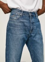 Men Denim Pepe Jeans Byron Midrise Relaxed Fit Jeans 60J40813 - Image 3