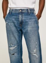 Men Denim Pepe Jeans Cade Midrise Relaxed Fit Jeans 60J40812 - Image 3