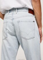 Men Denim Pepe Jeans Callen Midrise Relaxed Fit Jeans 60J40809 - Image 5
