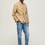 Men Denim Pepe Jeans Callen Midrise Relaxed Fit Jeans 60J40820
