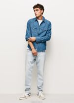 Men Denim Pepe Jeans Carson Regular Fit Denim Shirt 60J401020 - Image 2