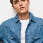 Men Denim Pepe Jeans Carson Regular Fit Denim Shirt 60J401020