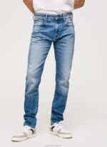 Men Denim Pepe Jeans Crane Midrise Slim Fit Jeans 60J40795 - Image 2