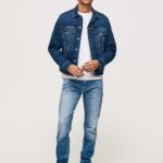 Men Denim Pepe Jeans Crane Midrise Slim Fit Jeans 60J40795