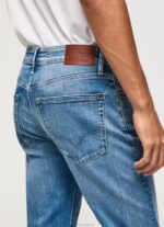 Men Denim Pepe Jeans Crane Midrise Slim Fit Jeans 60J40795 - Image 5