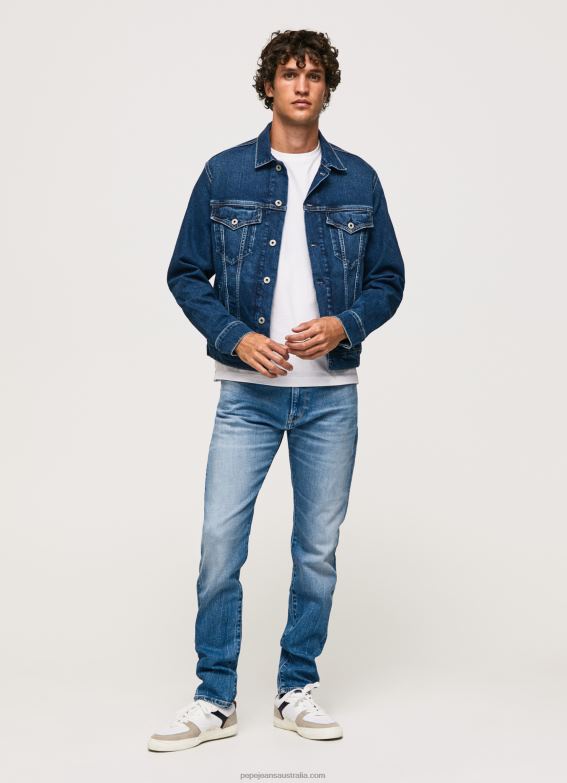 men_denim_pepe_jeans_crane_midrise_slim_fit_jeans_60j40795.jpg Men Denim Pepe Jeans Crane Midrise Slim Fit Jeans 60J40795 - Image 1