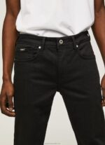Men Denim Pepe Jeans Finsbury Skinny Fit Low Waist Jeans 60J40793 - Image 3