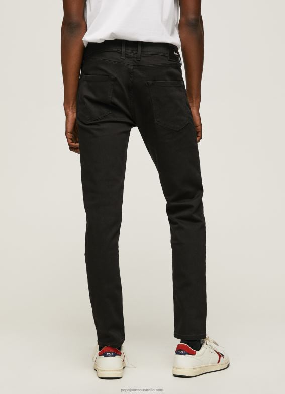 Men Denim Pepe Jeans Finsbury Skinny Fit Low Waist Jeans 60J40793 - Image 4