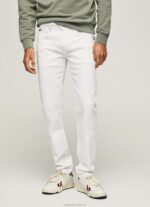 Men Denim Pepe Jeans Hatch Midrise Slim Fit Jeans 60J40797 - Image 2