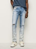 Men Denim Pepe Jeans Hatch Regular Midrise Slim Fit Jeans 60J40796 - Image 2