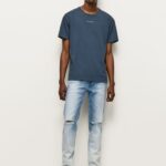 Men Denim Pepe Jeans Hatch Regular Midrise Slim Fit Jeans 60J40796
