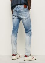 Men Denim Pepe Jeans Hatch Regular Midrise Slim Fit Jeans 60J40796 - Image 5