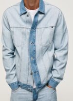 Men Denim Pepe Jeans Inside-Out Denim Jacket 60J40848 - Image 3