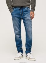 Men Denim Pepe Jeans Jagger Midrise Slim Fit Jeans 60J40794 - Image 2