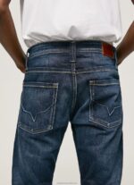 Men Denim Pepe Jeans Kingston Zip Regular Fit Regular Waist Jeans 60J40798 - Image 4