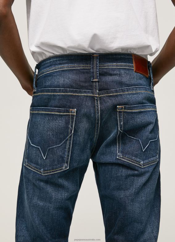 Men Denim Pepe Jeans Kingston Zip Regular Fit Regular Waist Jeans 60J40798 - Image 4