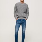 Men Denim Pepe Jeans Mason Midrise Skinny Fit Jeans 60J40791