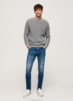 Men Denim Pepe Jeans Mason Midrise Skinny Fit Jeans 60J40791