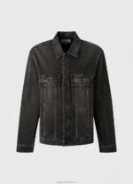 Men Denim Pepe Jeans Oversized Denim Jacket 60J40833 - Image 5