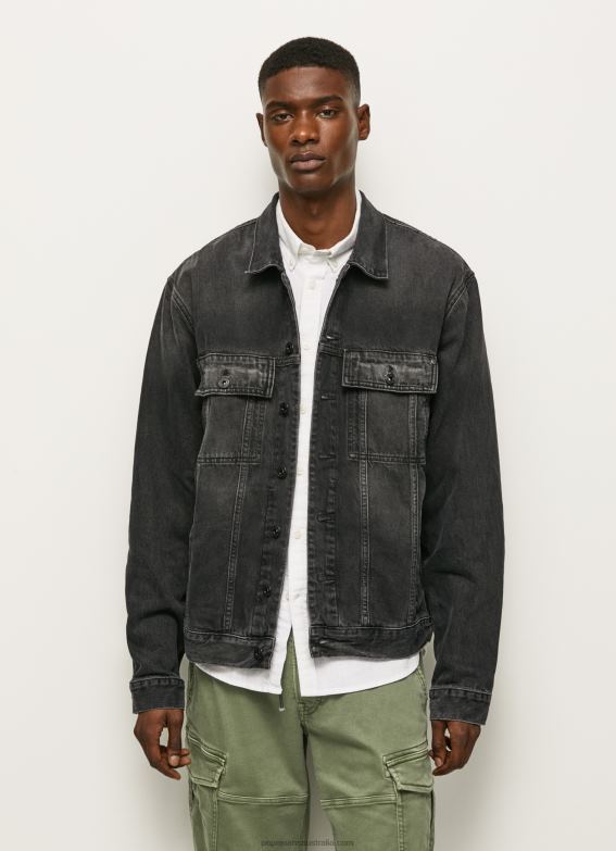 men_denim_pepe_jeans_oversized_denim_jacket_60j40833.jpg Men Denim Pepe Jeans Oversized Denim Jacket 60J40833 - Image 1